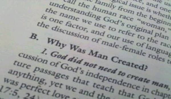 the Doctrine of Man