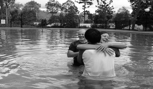What is Baptism - Someone Being Baptized